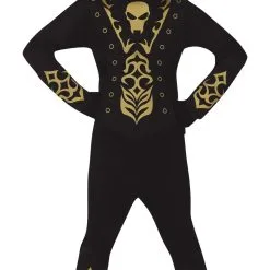 Déguisement Ninja Noir Or