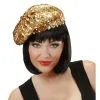 Béret Pailleté Or