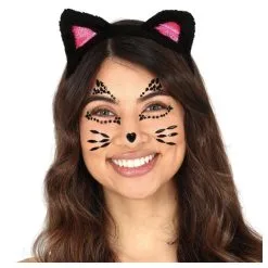 Bijoux Visage Chat Noir