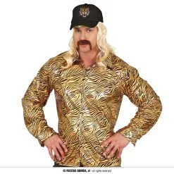 Casquette Et Chemise Or Tigre