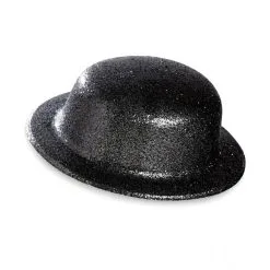 Chapeau Melon Pailleté Noir