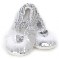 Chaussons De Princesse Argentés