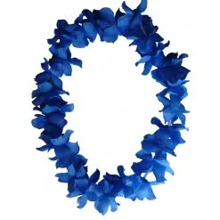 Collier Hawaïen Bleu X48