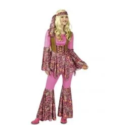 Déguisement Hippie Rose