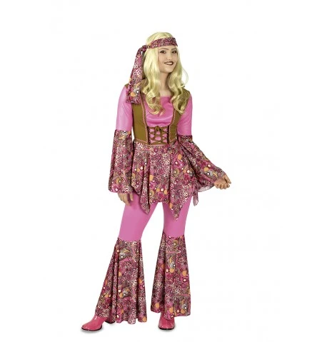 Déguisement Hippie Rose