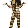 Déguisement Clown Noir Or