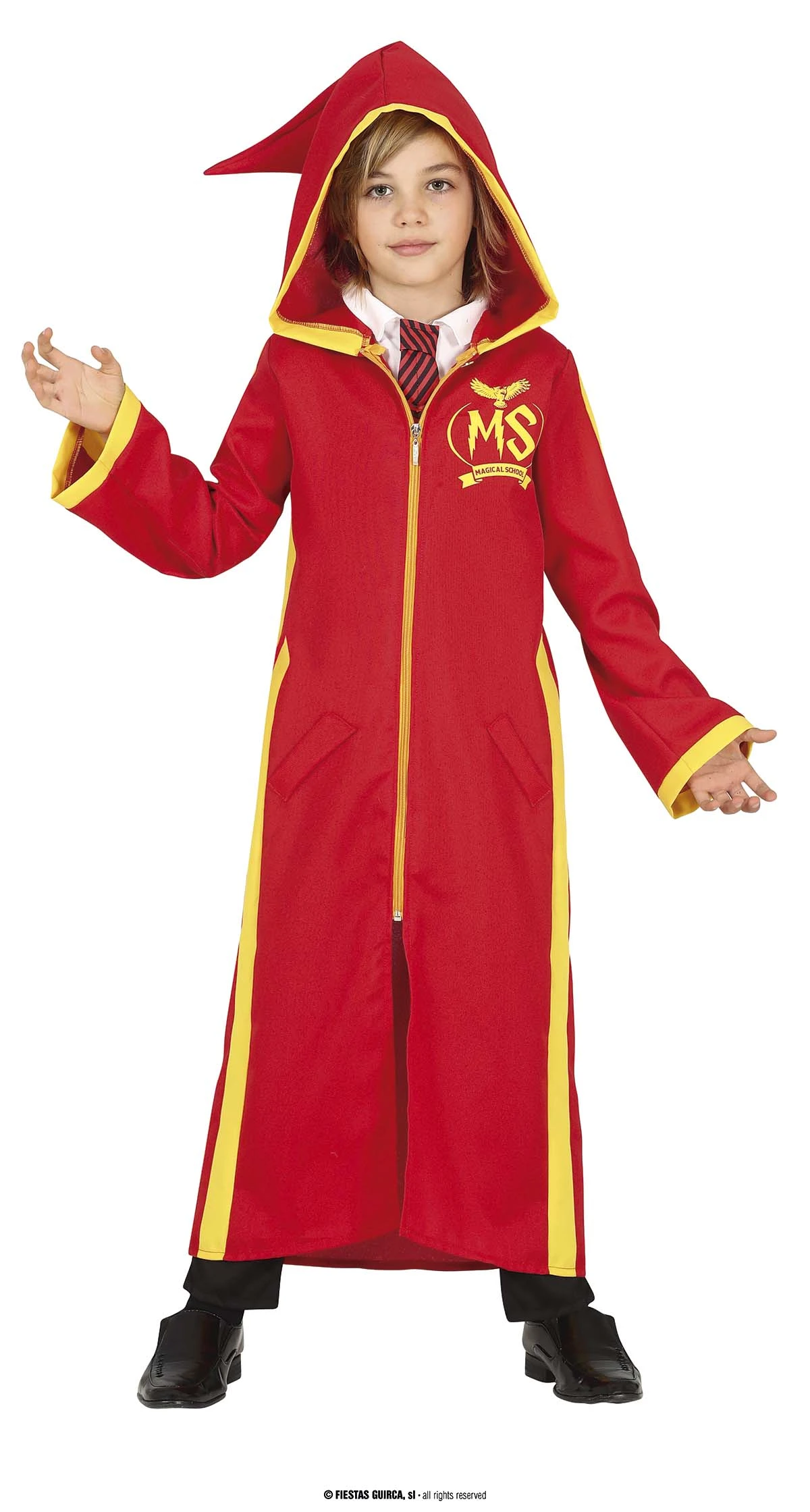 Déguisement étudiant Magicien Rouge