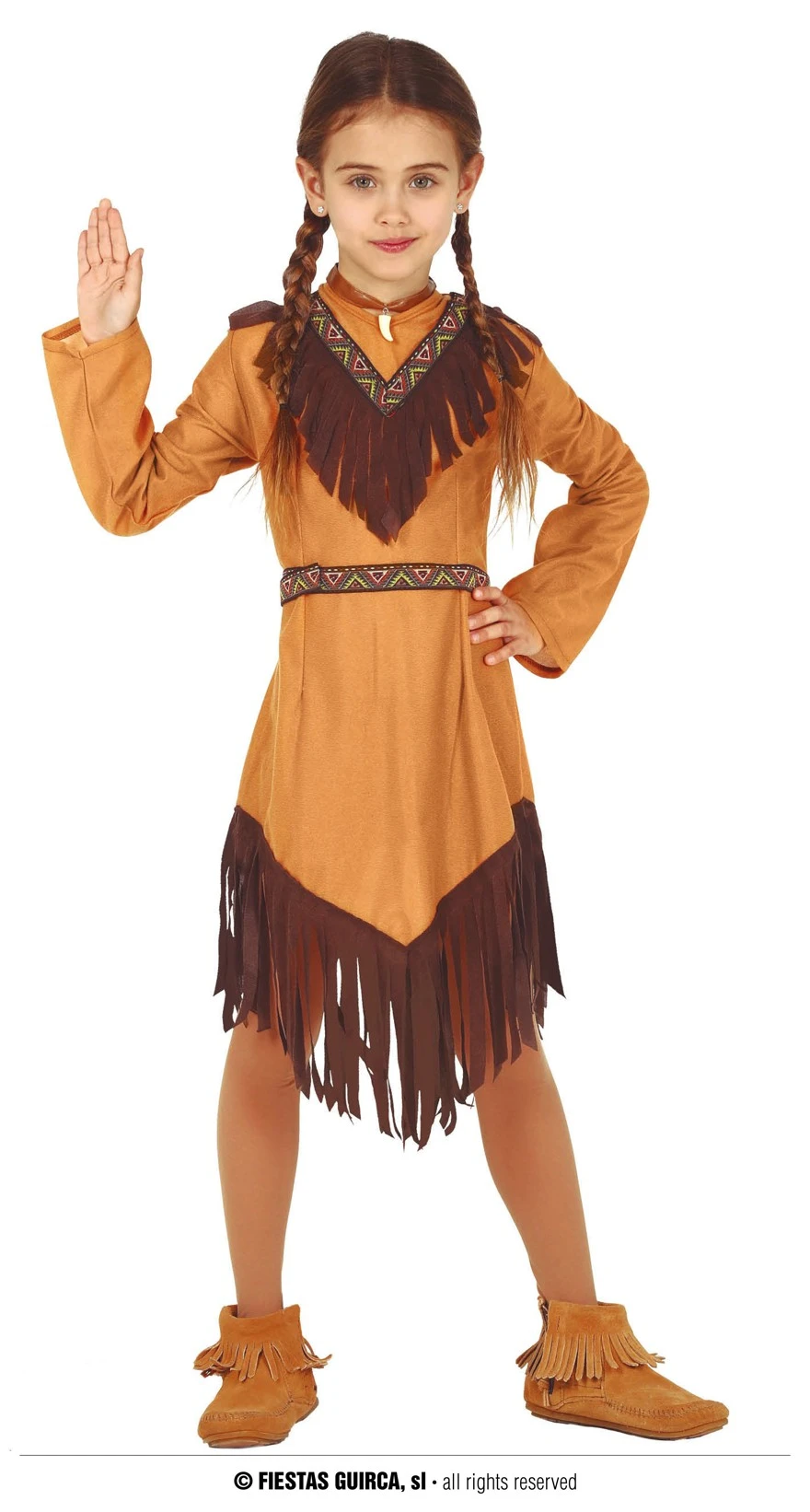 Déguisement Indienne Marron