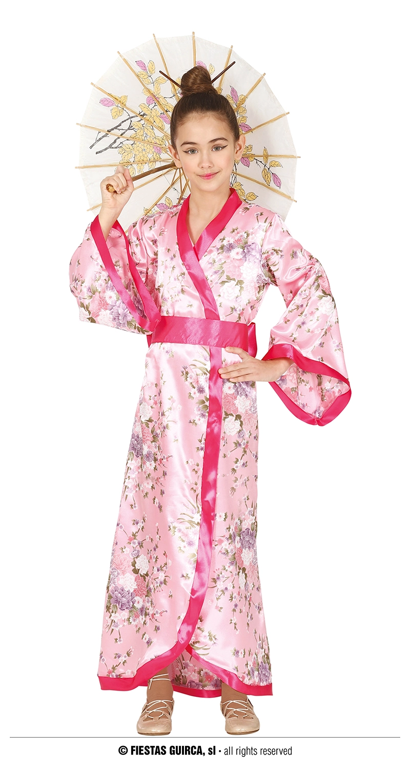 Déguisement Kimono Rose
