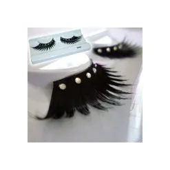 Faux Cils épais Asymétriques Strass