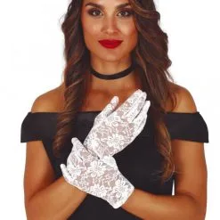 Gants Dentelle Blanche