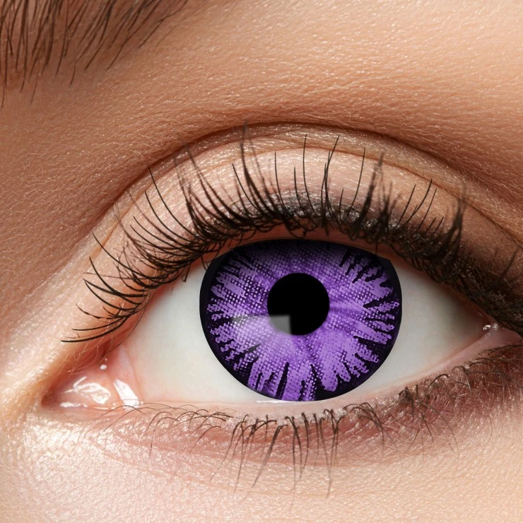 Lentilles Big Eye Purple 3 Mois