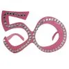 Lunettes Roses Avec Diamant 50 Ans