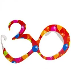 Lunettes Rouges 30 Ans Ballons