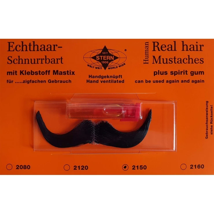 Moustache Elégan Noire Luxe