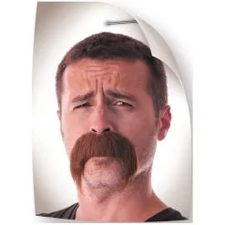 Moustache Kéké Brune