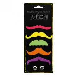 Moustaches Party Neon
