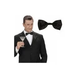 Noeud Papillon Satin Noir