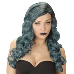 Perruque Rihanna Turquoise