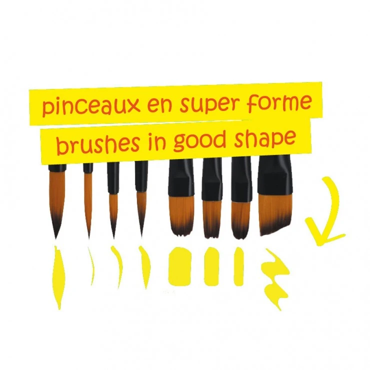 Vanity Grim'tout X8 Eponges Et 8 Pinceaux – Image 2